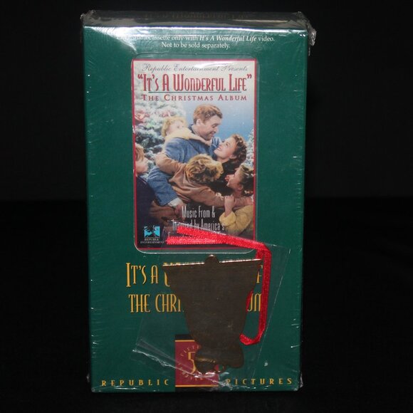 It's A Wonderful Life Factory Sealed VHS | Music Cassette | Ornament - Picture 2 of 3